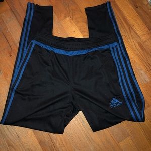 Adidas jogger pants. Three pair with sizes